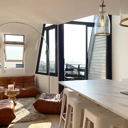 La Vie En Rose - Terrasse Vue - - Marina Apartment Deauville